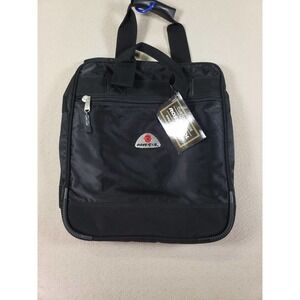 Rossignol Hand Bag Black Mens‎ Double Top Handles Zipper Strap Carry NWT